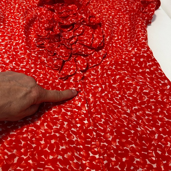 Women's Ruffle Blouse - Picture 9 of 15